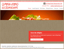 Tablet Screenshot of chinakingbrunswick.com